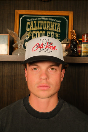 Cali King Cap (White/Black Trucker)