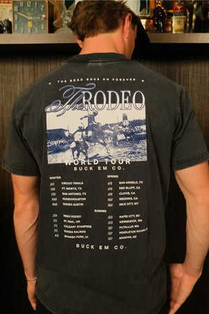 Rodeo Tour Tee (Faded Black)