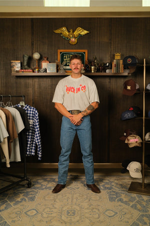 The Workin' Man Tee (Dirty White)