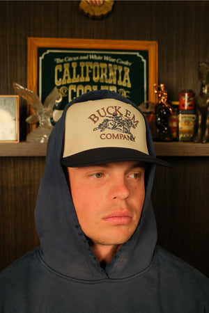 Buck Em Co Bronc Cap (Navy/Khaki)