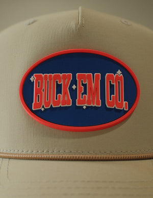 Buck Em PVC Patch Athletic Cap