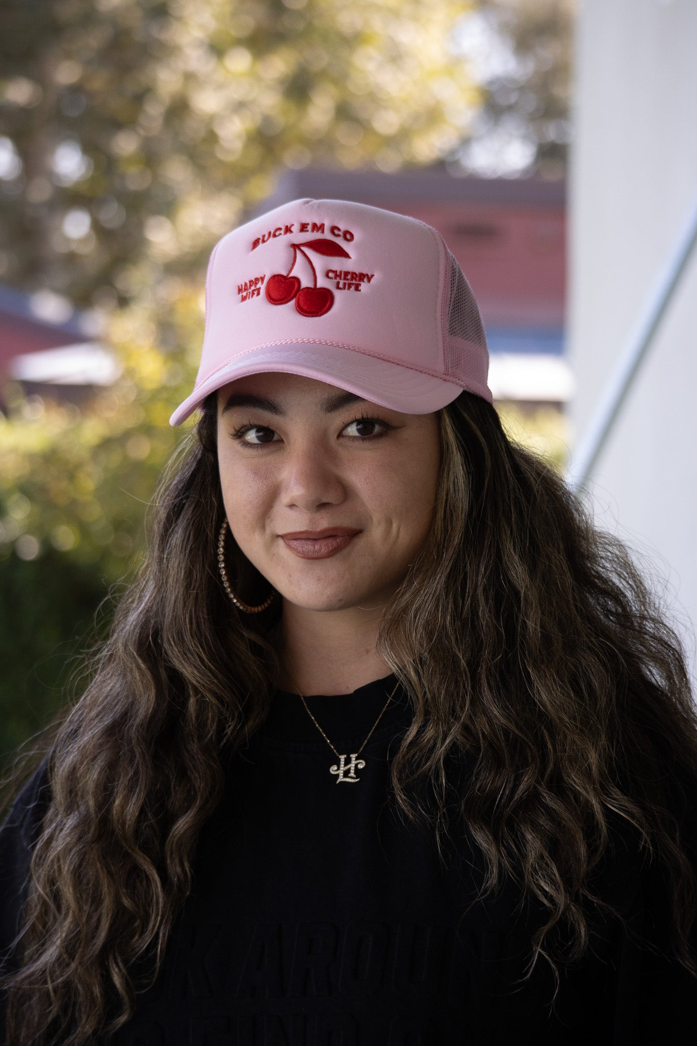 Happy Wife Cherry Life (Pink Foam Cap)