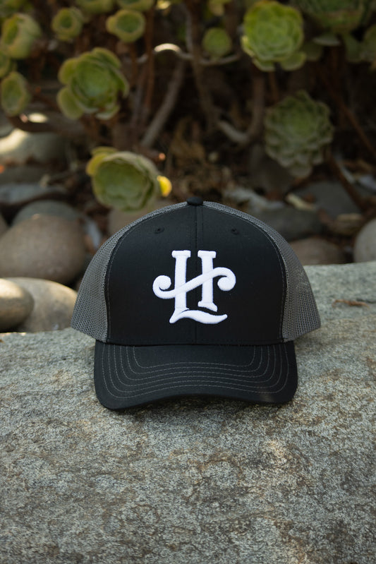 LH (Classic Fit - Black/Grey Mesh Cap)