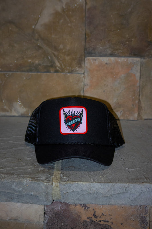 Buck Em Heart (Black Foam Cap)