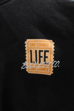 One Chance (Faded Black Hoodie)