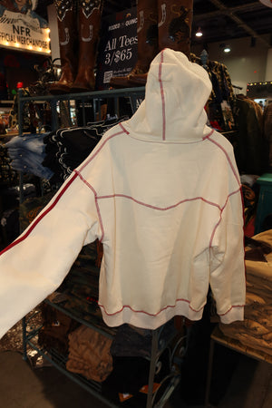 Red Seam Hoodie