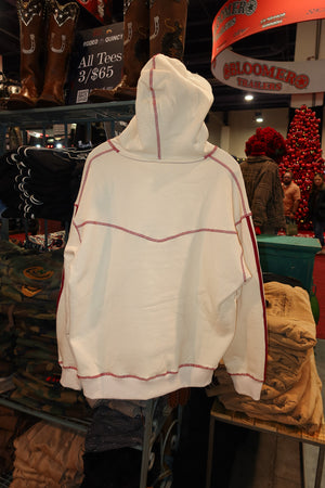 Red Seam Hoodie